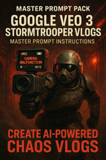 Load image into Gallery viewer, Google VEO 3 Vlogs: Master Prompt Instructions

